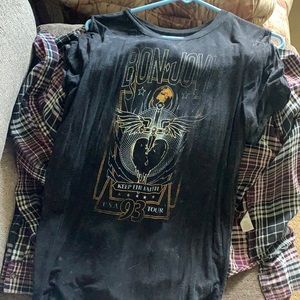 RARE Bon Jovi tee, oversized fit